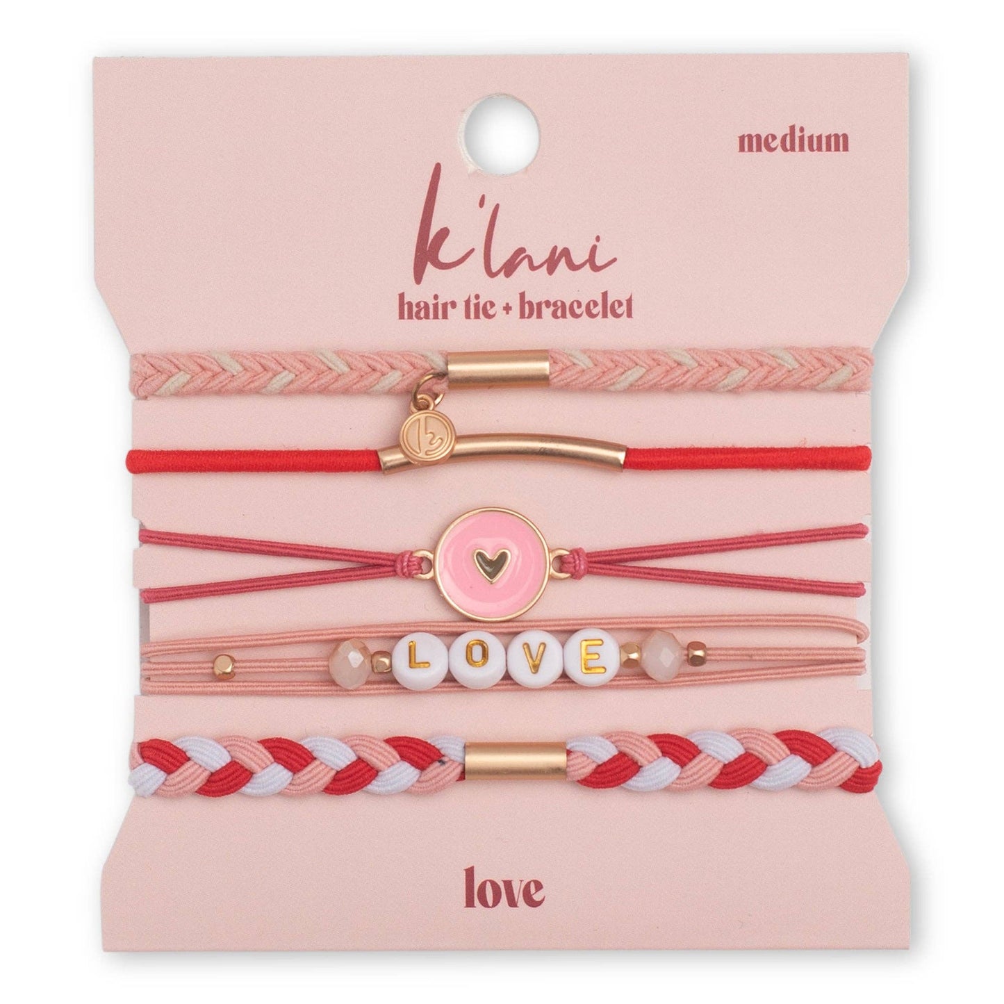 K'Lani hair tie bracelets - Love Hair Tie Bracelets
