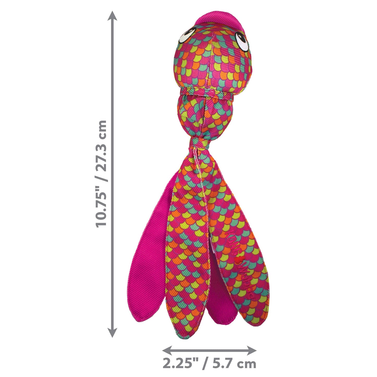 Pet Palette Distribution - KONG® Wubba Finz Dog Tug Toy Pink Small