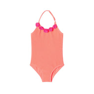 Andy & Evan - Kids (2-6x) One Piece Swim Suit | Orange: Orange