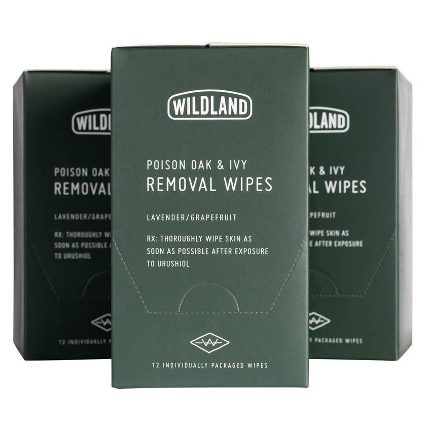 Wildland Protection - Poison Oak & Ivy Removal Wipes - 12 Pack