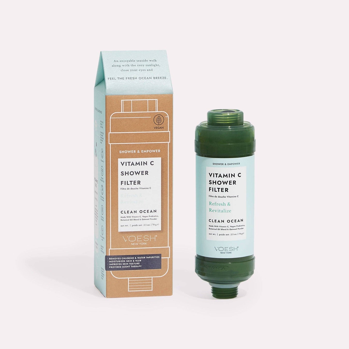 VOESH New York - Vitamin C Shower Filter Clean Ocean: Single