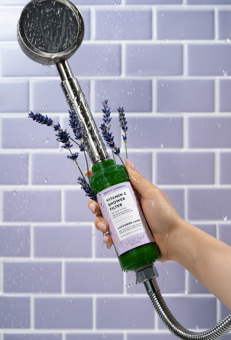 VOESH New York - Vitamin C Shower Filter Lavender Land