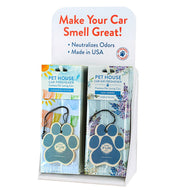 Pet House by One Fur All - Car Air Freshener Counter Top Display - Spring Mix