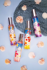 So French Perfumes - Beaches 4-Piece Body Mist Sampler Set