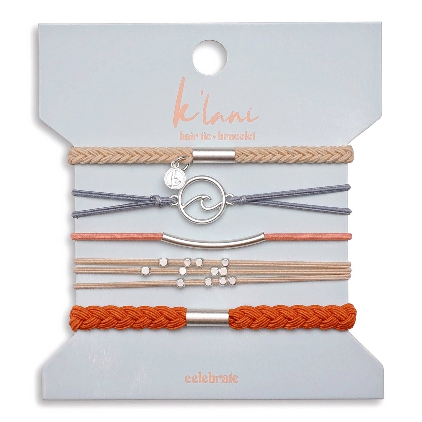 K'Lani hair tie bracelets - Celebrate Hair Tie Bracelets