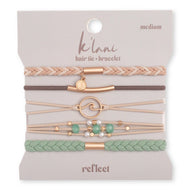 K'Lani hair tie bracelets - Reflect Hair Tie Bracelets: Small