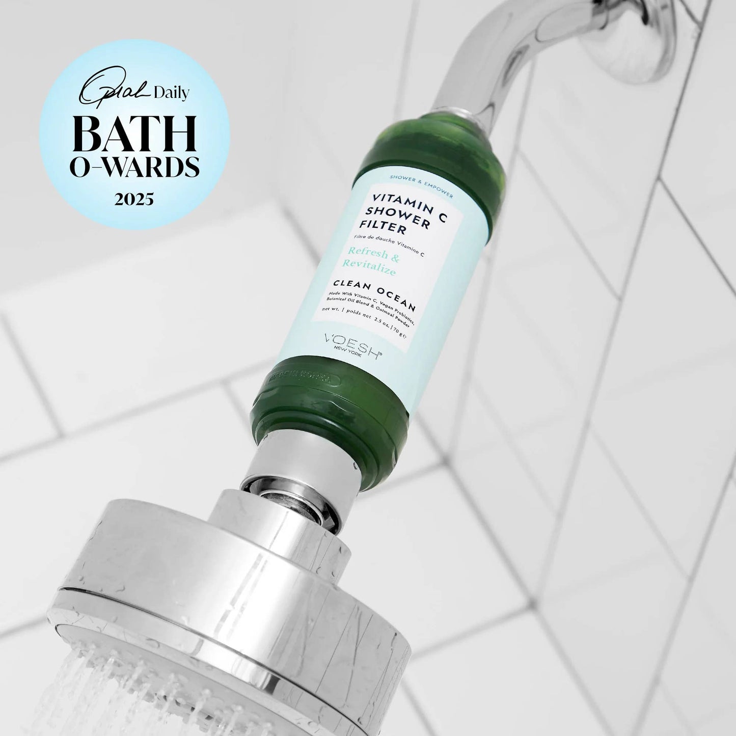 VOESH New York - Vitamin C Shower Filter Clean Ocean: Single