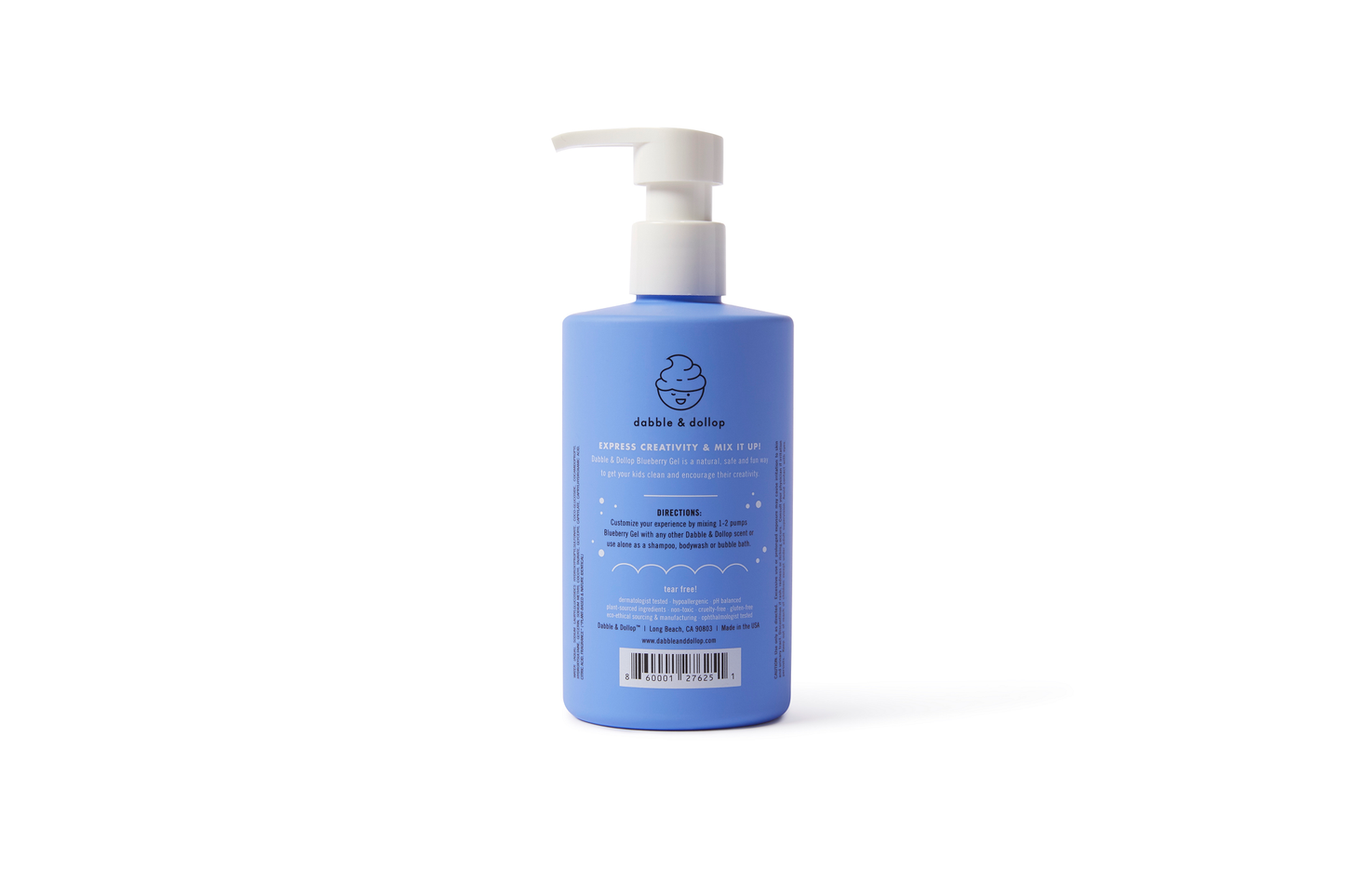 Dabble & Dollop - All-Natural Blueberry Shampoo, Body Wash & Bubbles