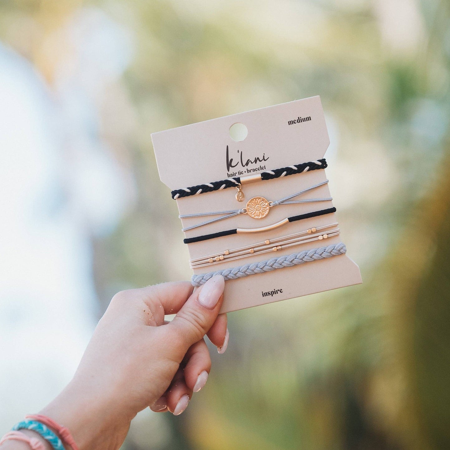 K'Lani hair tie bracelets - Inspire Hair Tie Bracelets