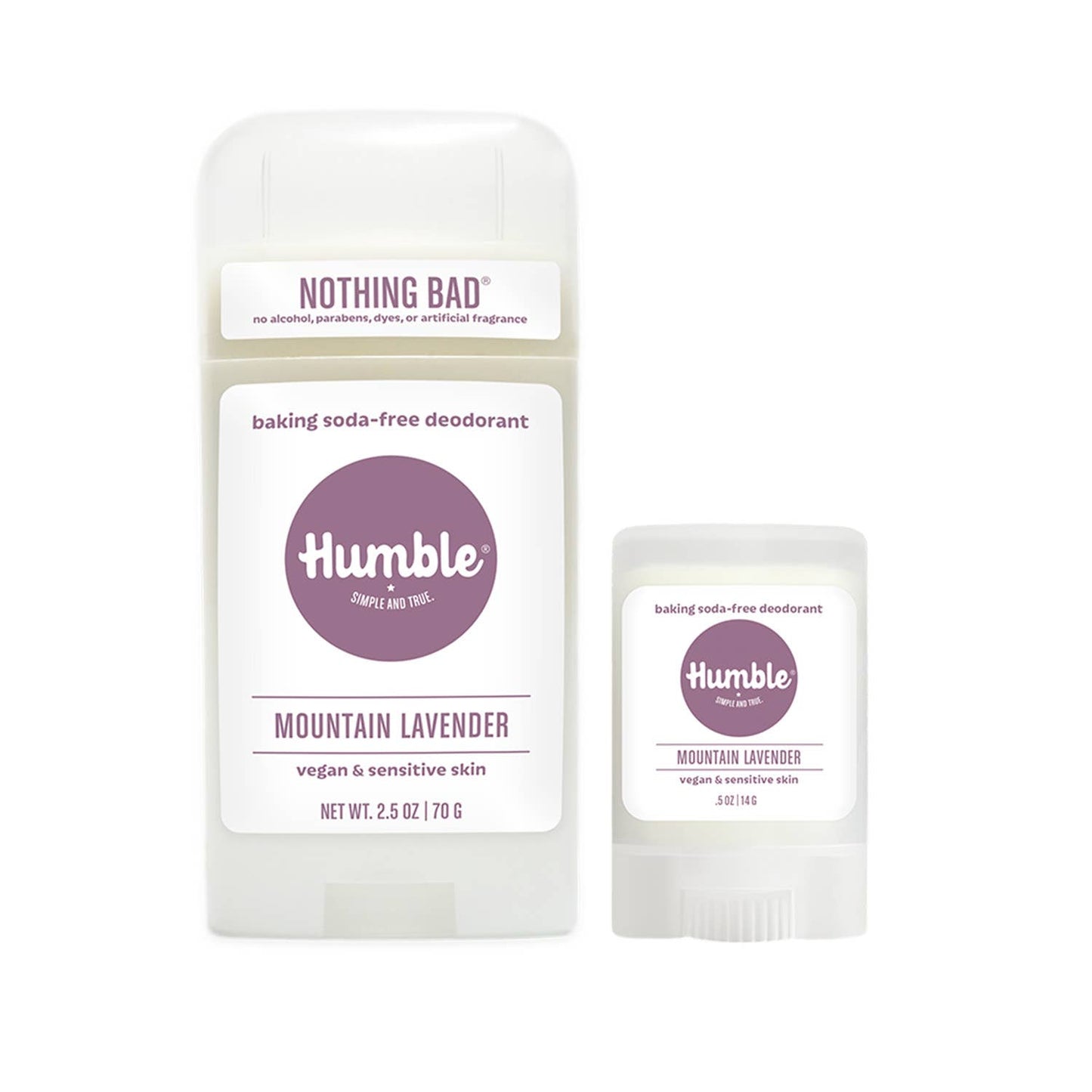 Humble Brands, Inc. - Mountain Lavender Vegan & Sensitive Travel Deodorant