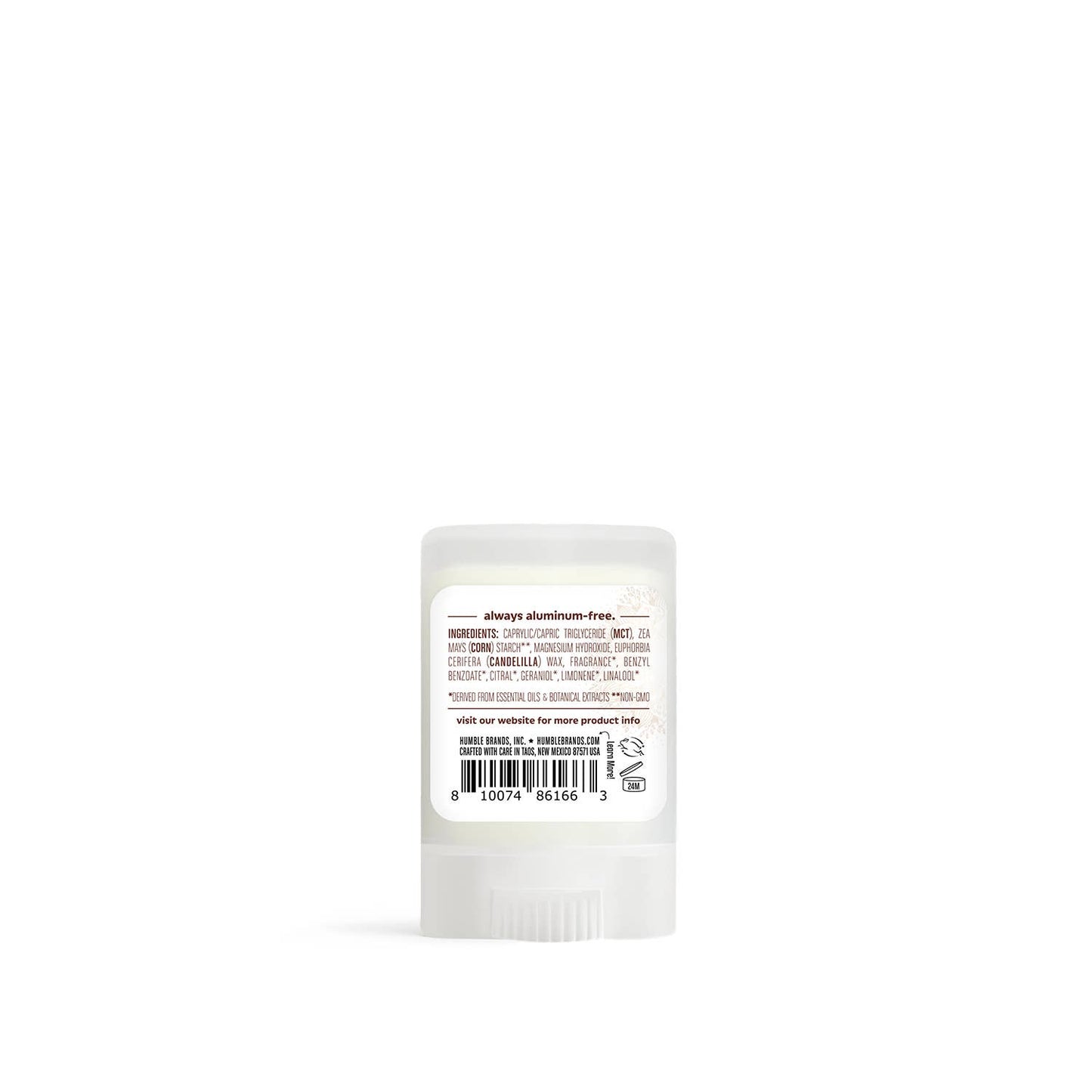 Humble Brands, Inc. - Vanilla & Cardamom Vegan & Sensitive Travel Deodorant