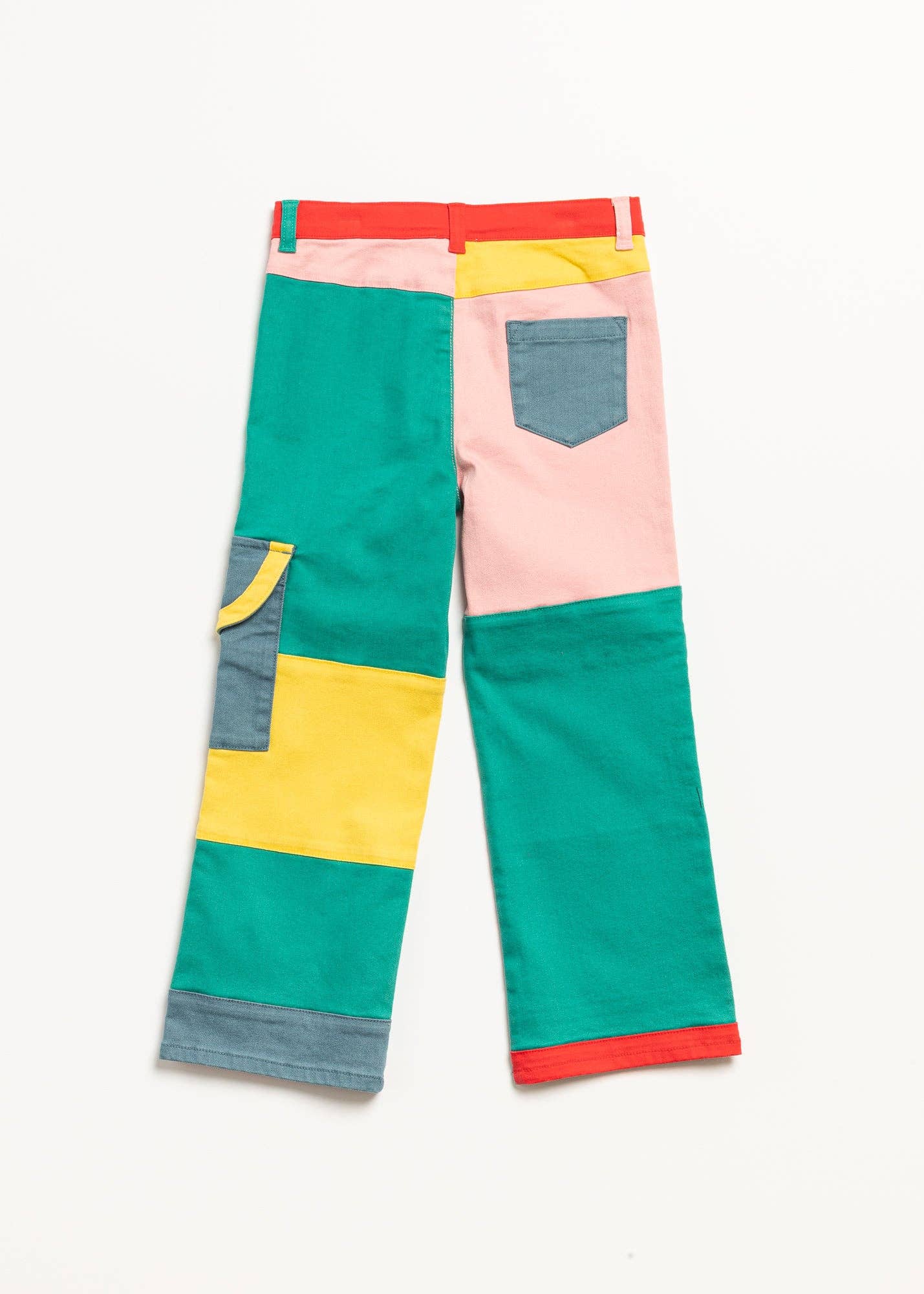 Finding Foxtale - Primary Patchwork Pants: Primary Colors