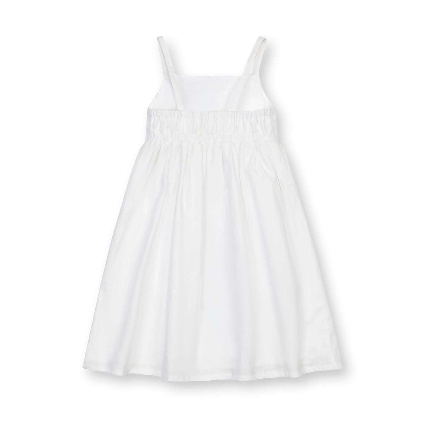 Hope and Henry - Bow Front Sundress: White Linen