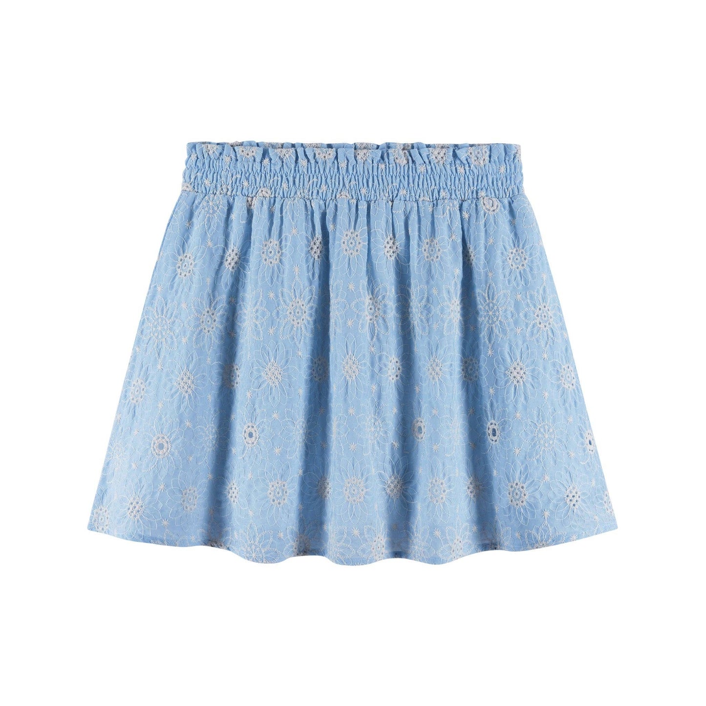 Andy & Evan - Kids (7-14) White Rib Knit Tank Set | Bows & Blue: Blue