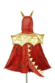 Speedy Monkey - Red dragon cape (sz 4-7 yrs / 1 pc)