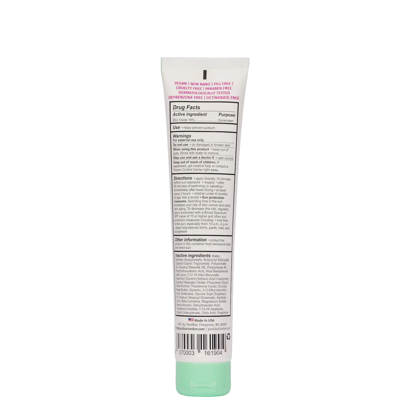 Pool Bar - Mineral SPF 50 Body Cream
