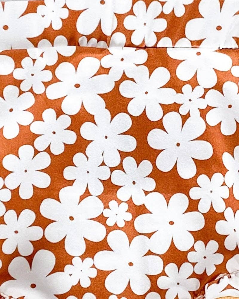 Bailey's Blossoms - Andi Pleated Bell Bottom Jumpsuit - Flower Child