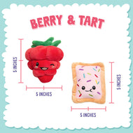 Pet Palette Distribution - SnugArooz Poptart and Raspberry Plush Dog Toy 2pk