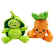 Pet Palette Distribution - SnugArooz Pea and Carrot Plush Dog Toy 2pk