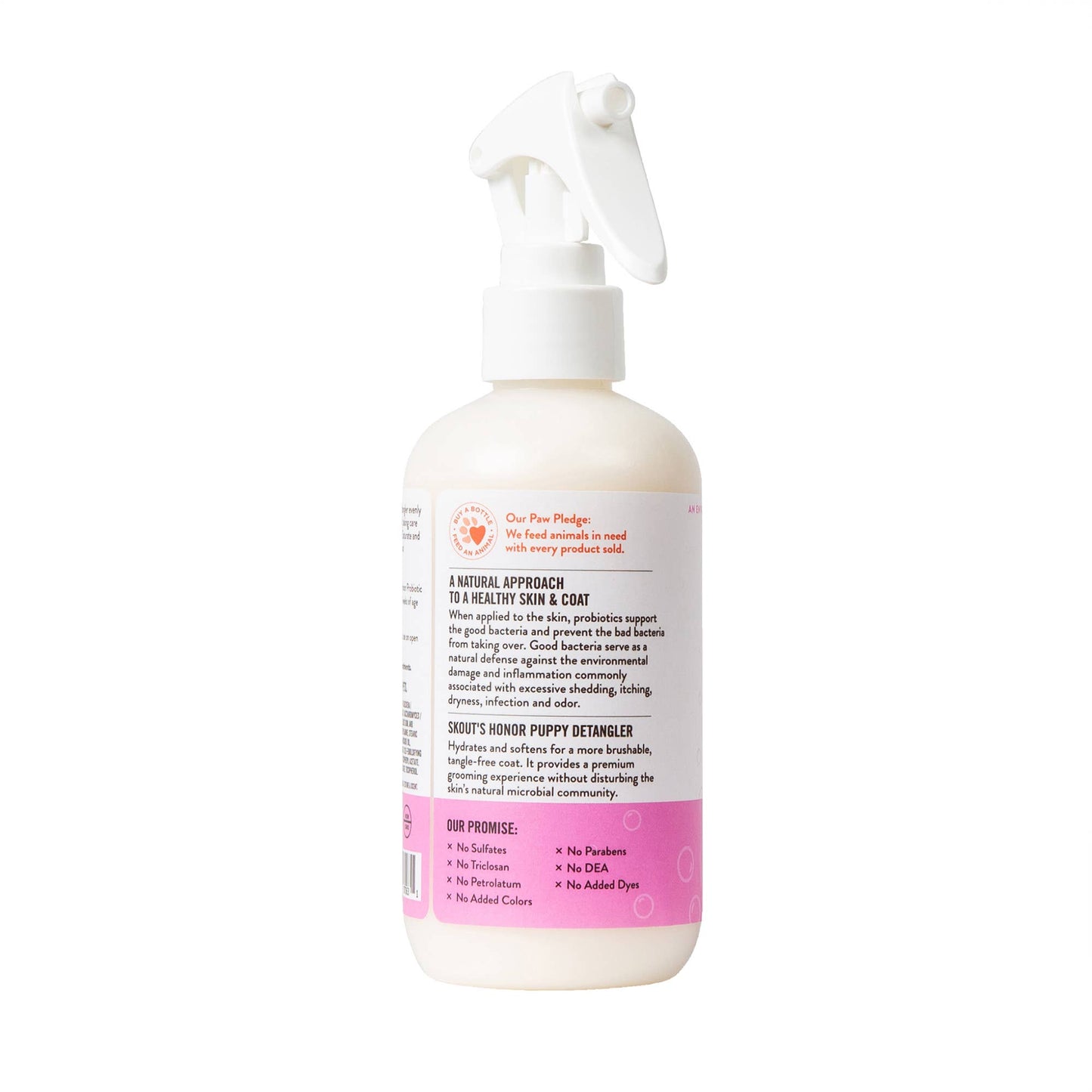 Pet Palette Distribution - Skout's Honor Probiotic Daily Use Detangler Happy Puppy 8 oz