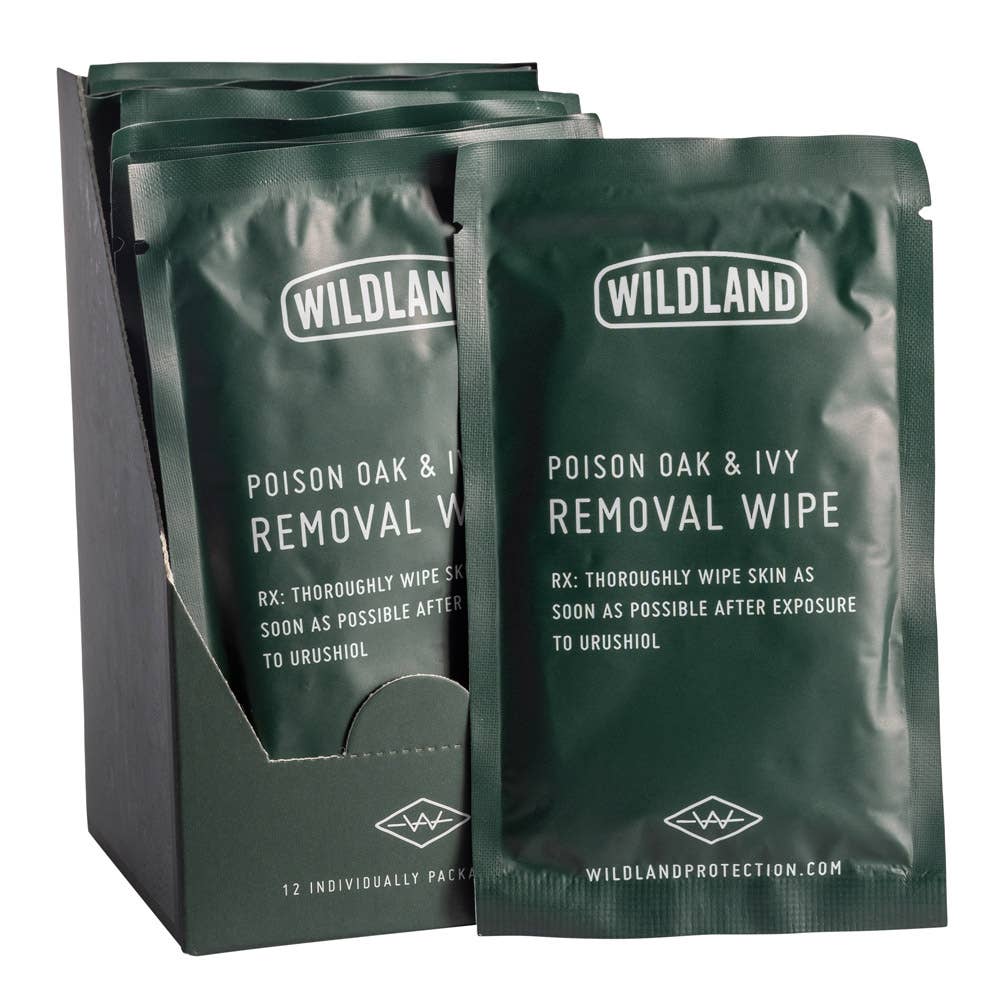Wildland Protection - Poison Oak & Ivy Removal Wipes - 12 Pack