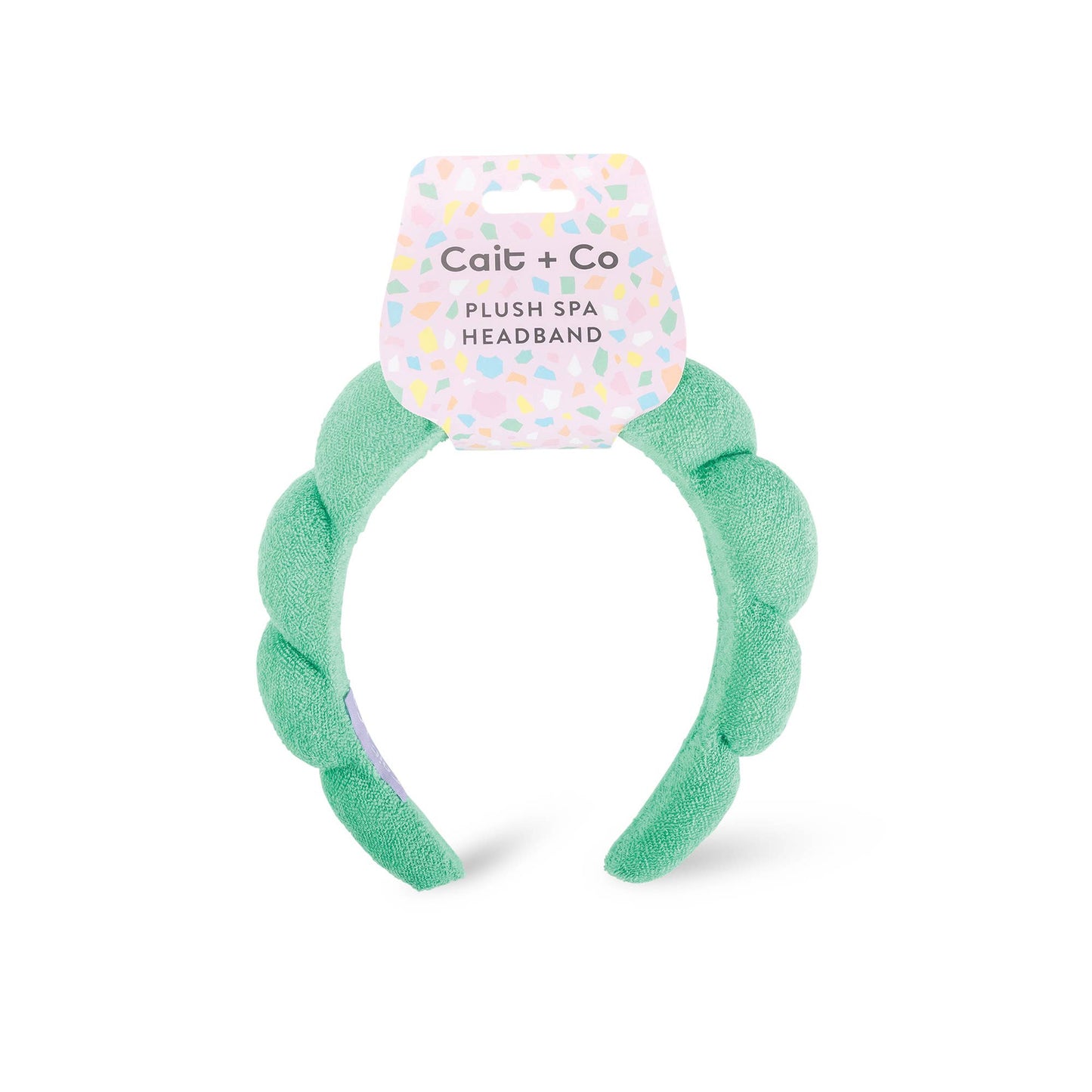 Cait + Co - Plush Spa Headband - Emerald | Gem Collection