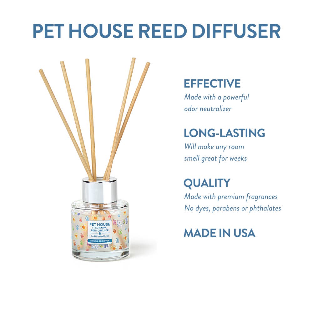 Pet House by One Fur All - Sunwashed Cotton Reed Diffuser