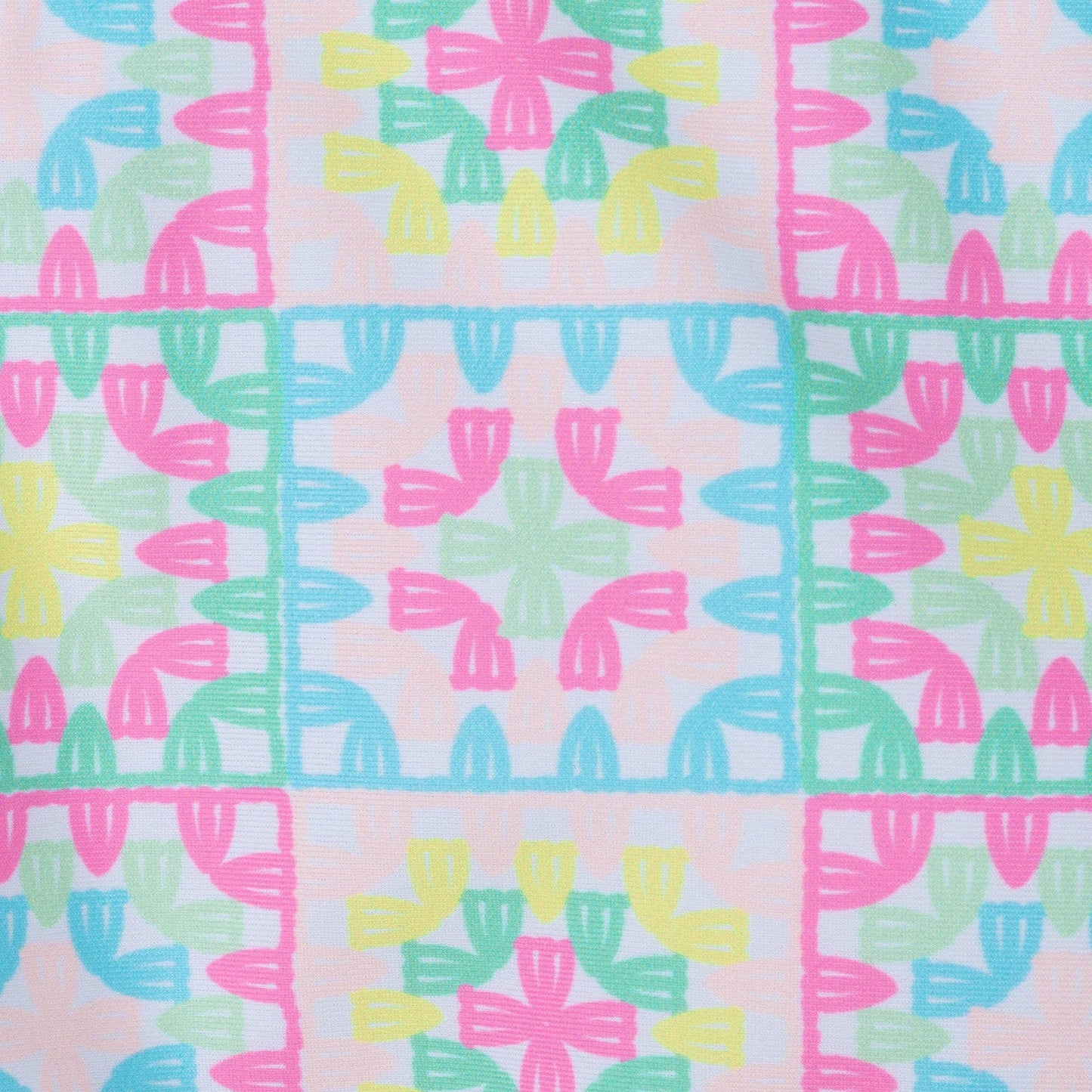 Andy & Evan - Kids (7-16) Two Piece Swimsuit | Multicolor Crochet: Pink