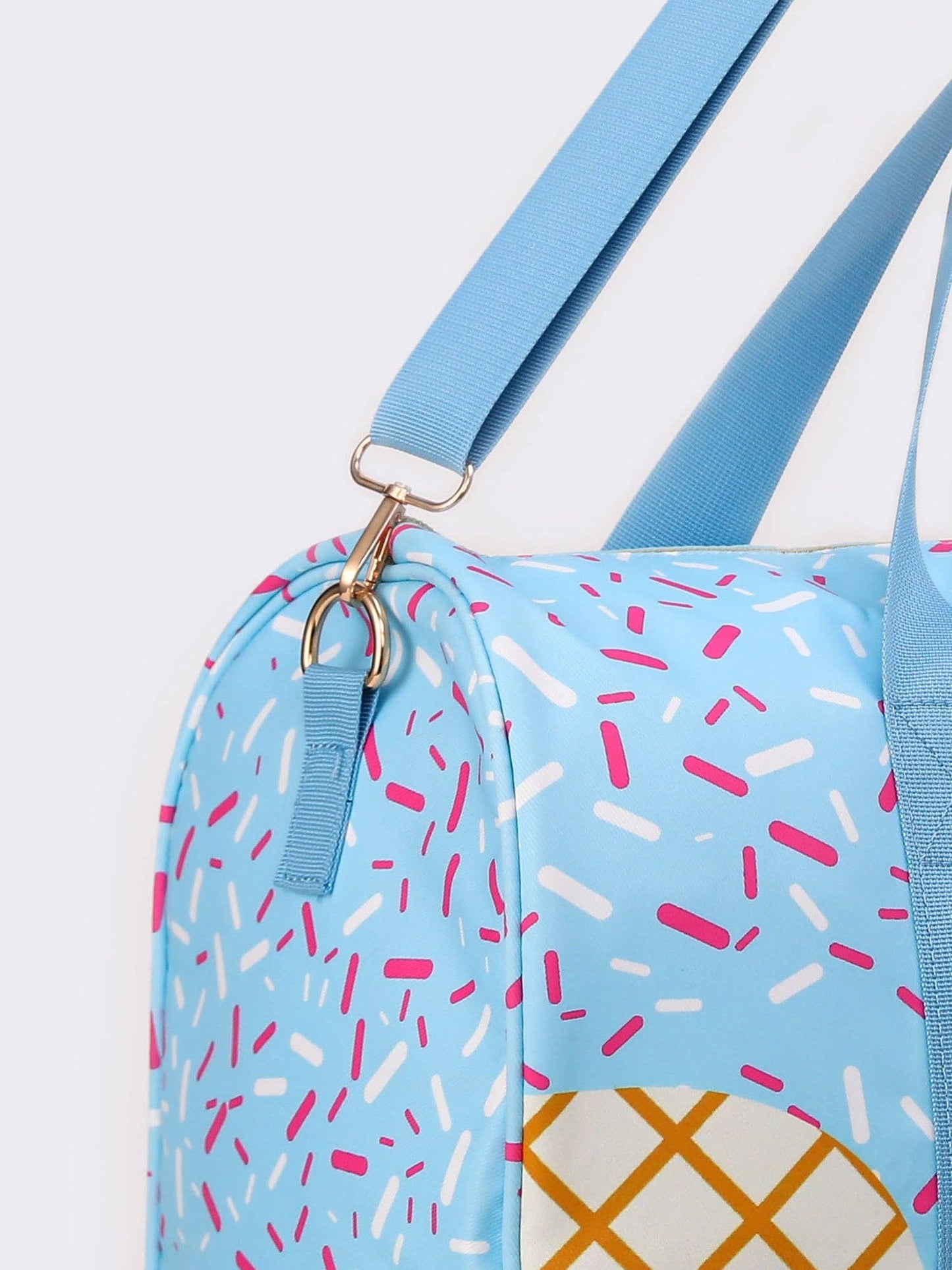 sassy kids palace - Ice Cream Pattern Canvas Duffle Bag