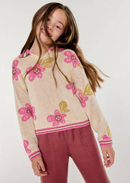 Finding Foxtale - Wonder Years Sweater: Retro Flowers