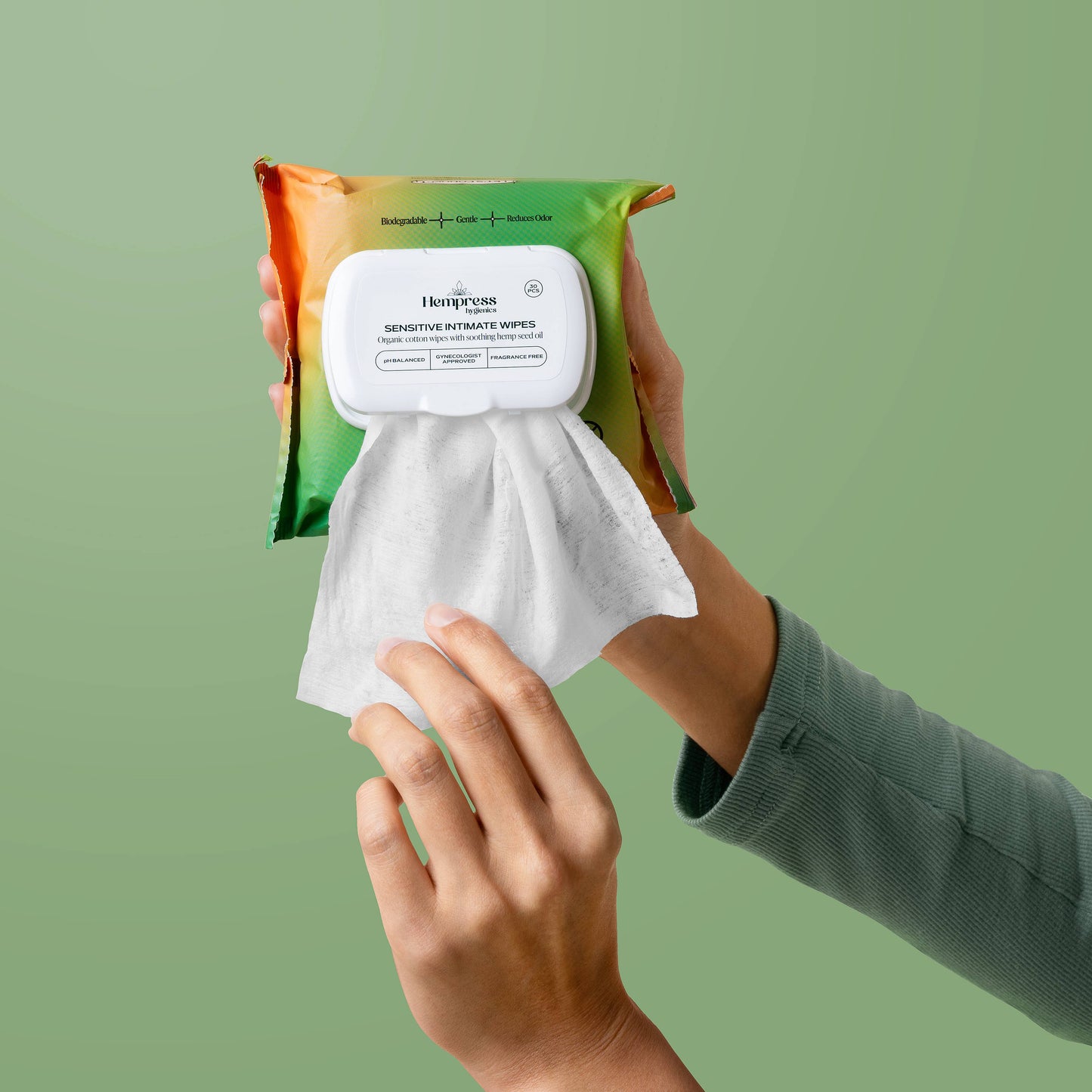 Hempress Hygienics - Sensitive Intimate Wipes