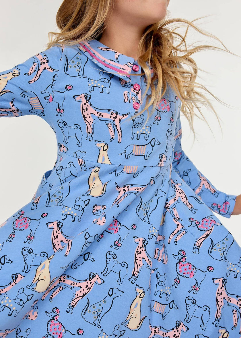 Finding Foxtale - Walk in the Park Dress: Pretty Puppies
