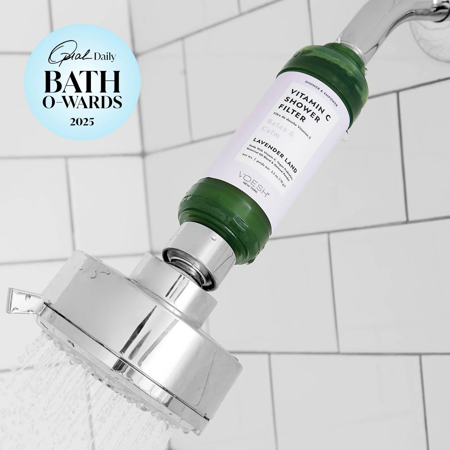 VOESH New York - Vitamin C Shower Filter Lavender Land