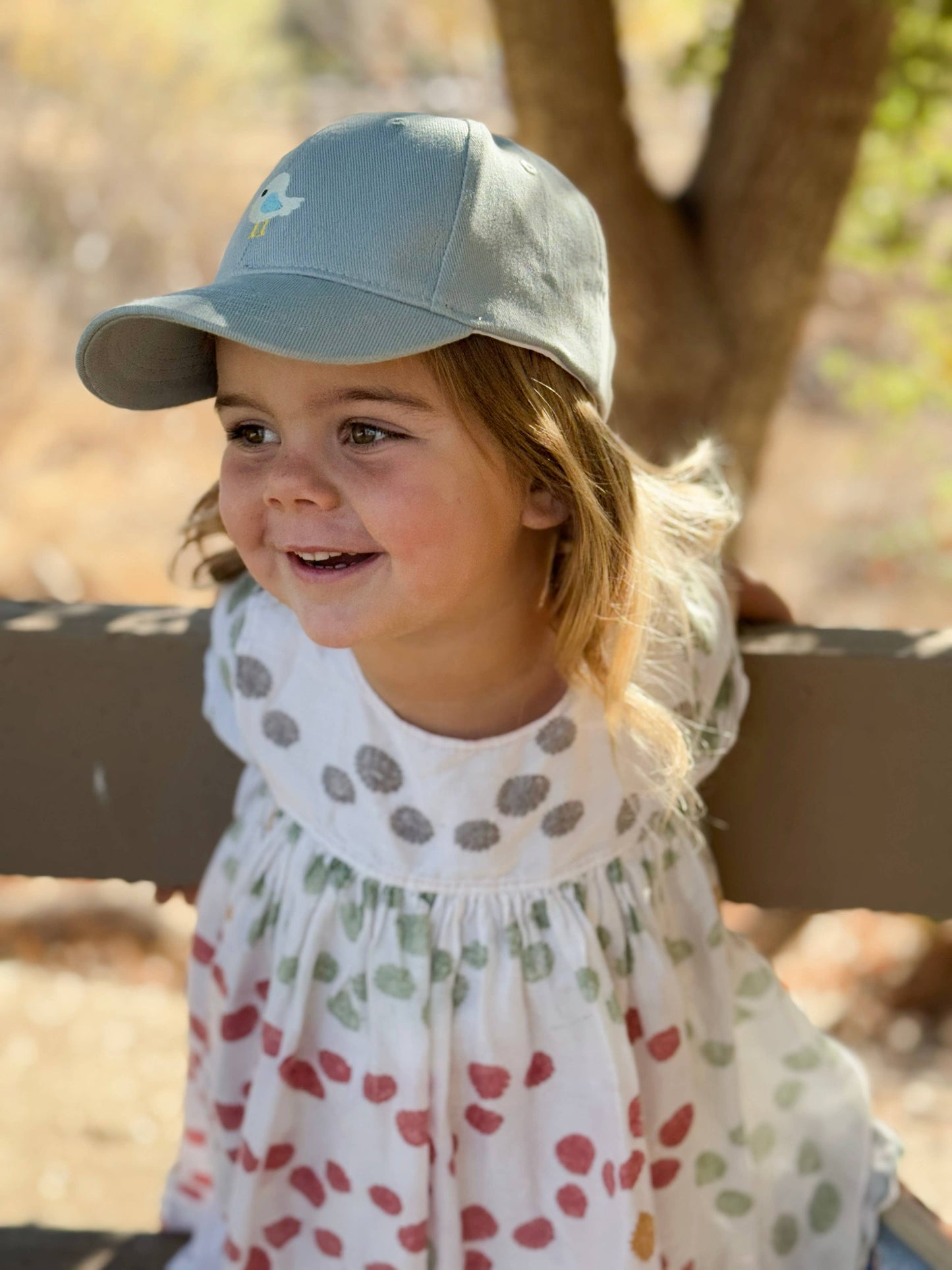 Peppercorn Kids - Kids Baseball Hat - Birdie Patch - (Blue 2-6/7y)