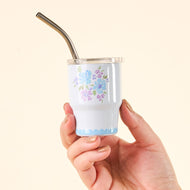The Darling Effect - 2 oz Tiny Tumbler-Garden Blooms Blue