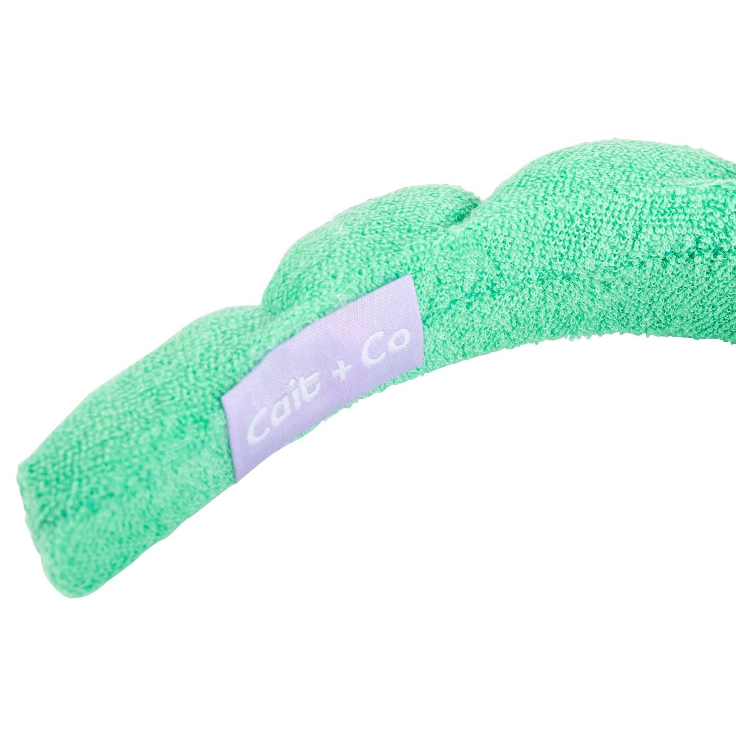 Cait + Co - Plush Spa Headband - Emerald | Gem Collection