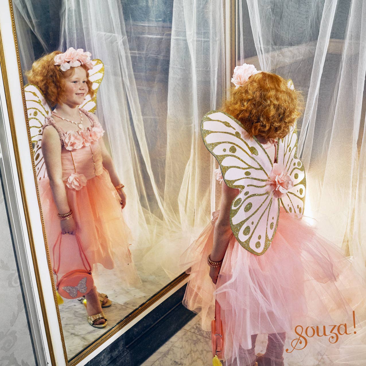 Speedy Monkey - Annemarie - Dress w/wings (3 sizes): 3-4 years